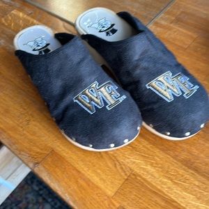Wake Forest Demon Deacons Wooden sole clogs